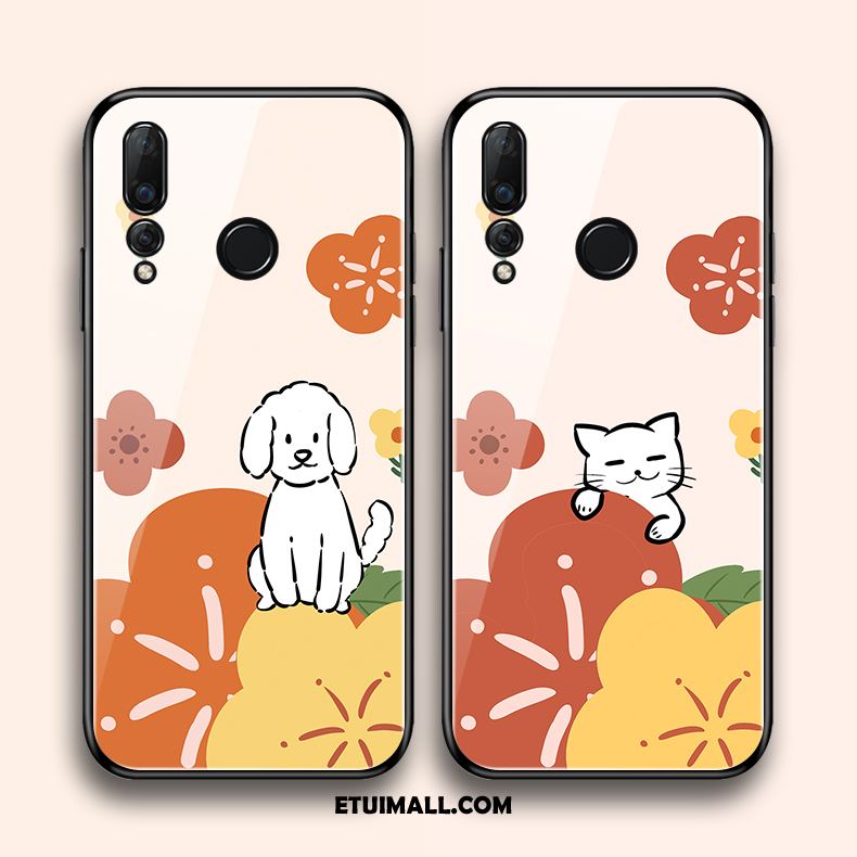 Etui Huawei P Smart+ 2019 Telefon Komórkowy Psy Kotek Biały Szkło Obudowa Sprzedam