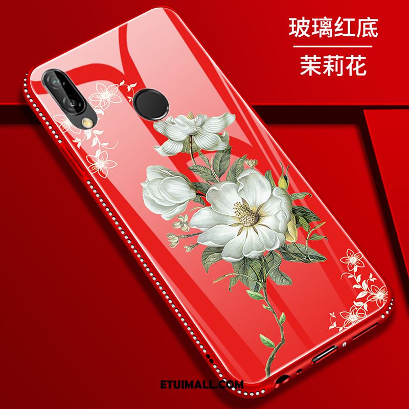 Etui Huawei P Smart+ Lustro Młodzież Miękki Czerwony Telefon Komórkowy Obudowa Tanie