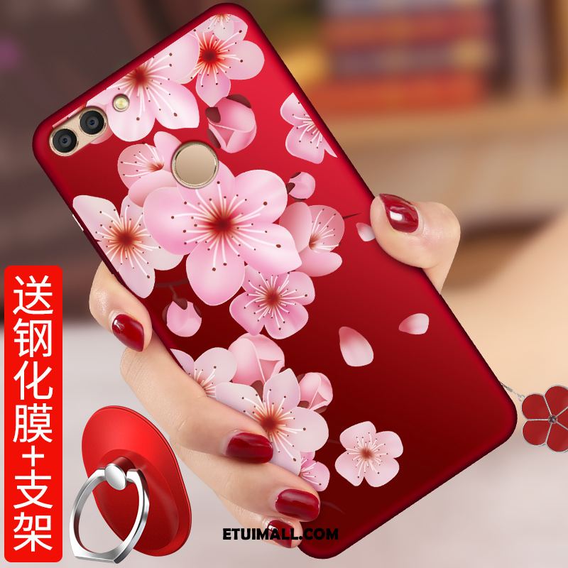 Etui Huawei P Smart Silikonowe Miękki Telefon Komórkowy Czerwony All Inclusive Pokrowce Kup
