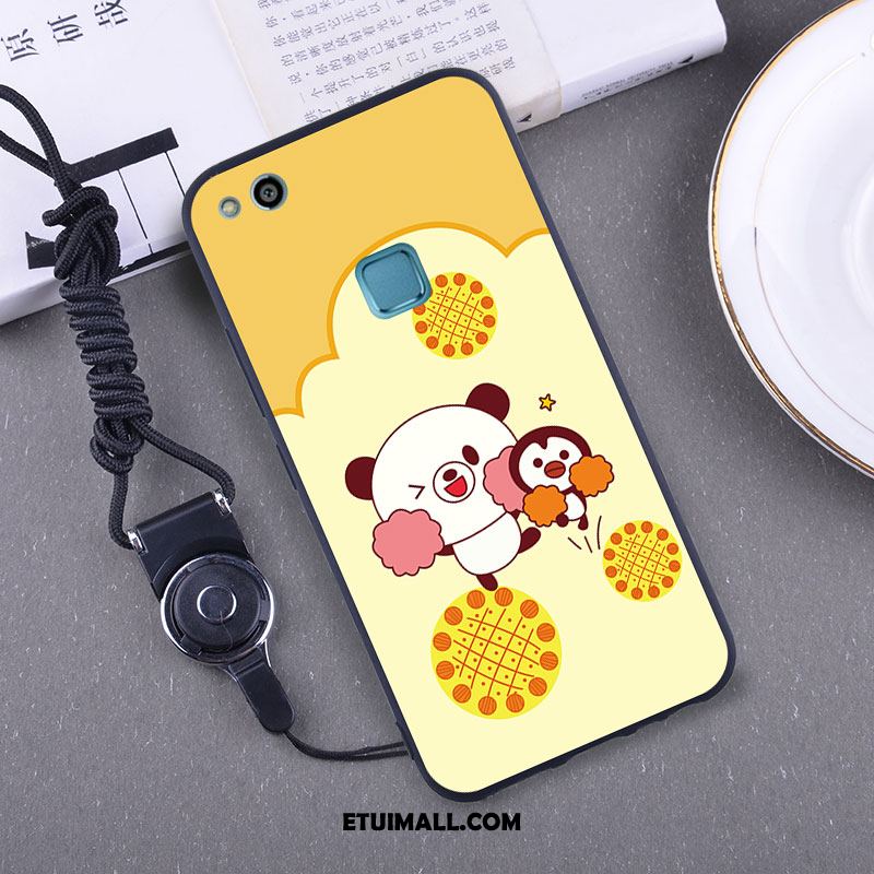 Etui Huawei P10 Lite Telefon Komórkowy Wiszące Ozdoby Żółty Młodzież Miękki Obudowa Online