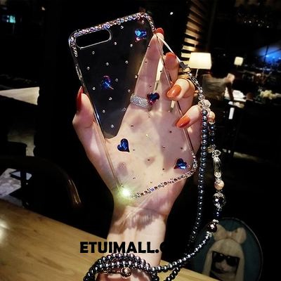 Etui Huawei P10 Plus Telefon Komórkowy Rhinestone Miłość Przezroczysty Niebieski Futerał Na Sprzedaż