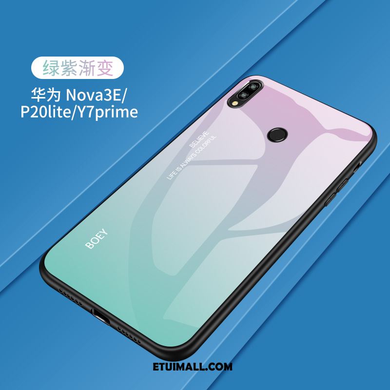 Etui Huawei P20 Lite Telefon Komórkowy Niebieski Anti-fall Młodzież Szkło Hartowane Pokrowce Tanie