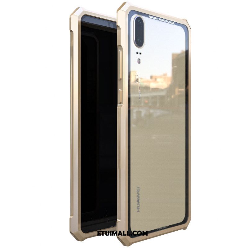 Etui Huawei P20 Metal Modna Marka Telefon Komórkowy Ochraniacz Osobowość Pokrowce Sprzedam