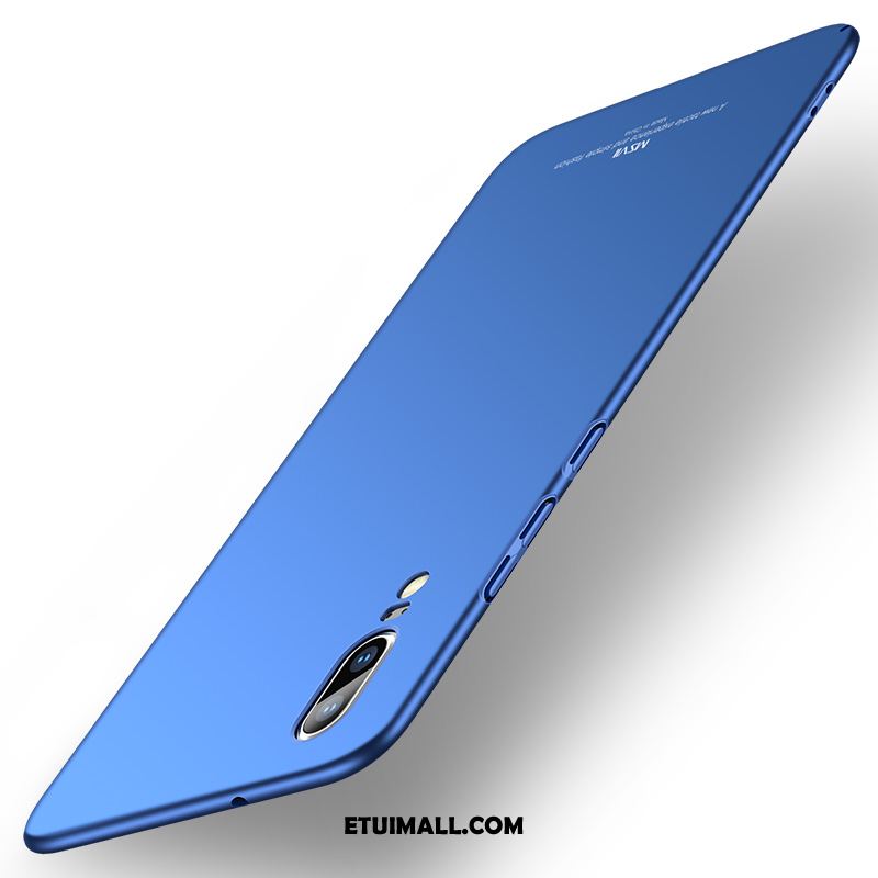 Etui Huawei P20 Ochraniacz Niebieski Telefon Komórkowy Cienkie Futerał Tanie