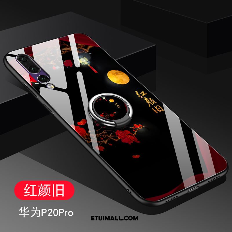 Etui Huawei P20 Pro Lustro Czerwony Moda Szkło Magnetyzm Pokrowce Sprzedam