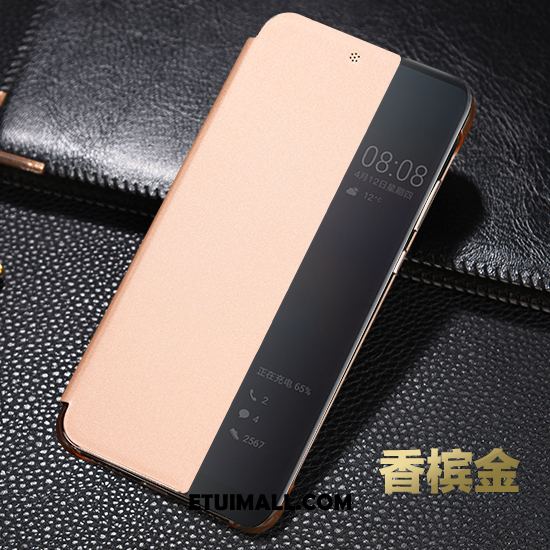 Etui Huawei P20 Telefon Komórkowy Skórzany Futerał Ochraniacz Różowe Spoczynek Futerał Sklep