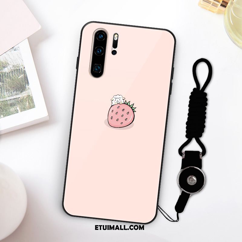 Etui Huawei P30 Pro Kreskówka Piękny Różowe Anti-fall Szkło Pokrowce Sklep