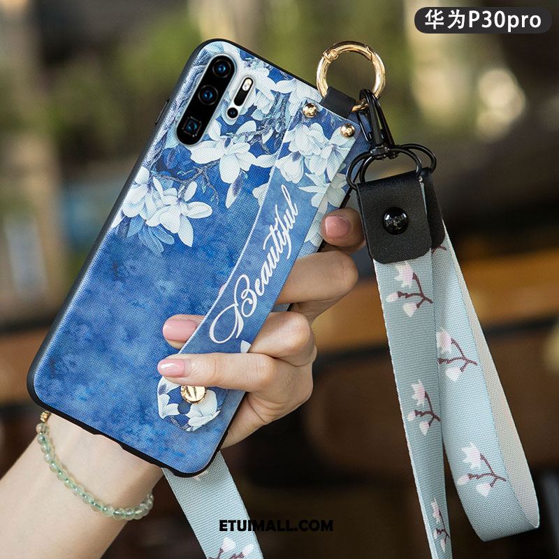 Etui Huawei P30 Pro Telefon Komórkowy Osobowość Mały Anti-fall Niebieski Futerał Sprzedam