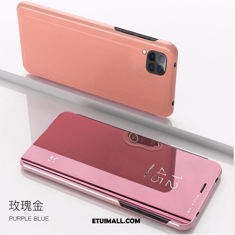Etui Huawei P40 Lite Przezroczysty Anti-fall Skórzany Futerał All Inclusive Lustro Obudowa Online