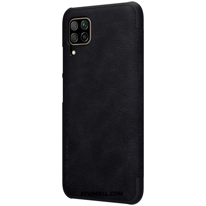 Etui Huawei P40 Lite Telefon Komórkowy Skórzany Futerał Ochraniacz Czarny Futerał Sklep