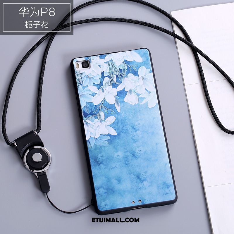 Etui Huawei P8 Niebieski Ochraniacz Wiszące Ozdoby Telefon Komórkowy Silikonowe Pokrowce Tanie