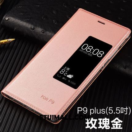 Etui Huawei P9 Plus Klapa Różowe Spoczynek Ochraniacz Skórzany Futerał Futerał Online
