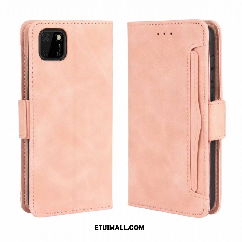 Etui Huawei Y5p Karta Portfel Miękki Różowe Telefon Komórkowy Futerał Tanie