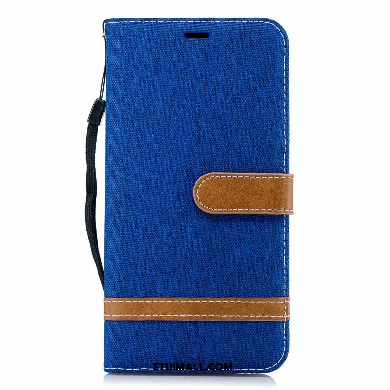 Etui Huawei Y6 2018 Telefon Komórkowy All Inclusive Mieszane Kolory Denim Skórzany Futerał Futerał Tanie