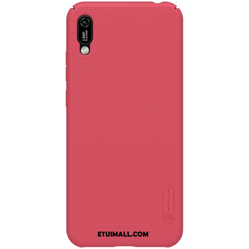 Etui Huawei Y6 2019 Czerwony Telefon Komórkowy Nubuku Złoto Anti-fall Obudowa Kup