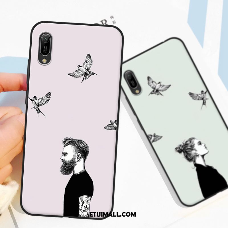 Etui Huawei Y6 2019 Miękki Modna Marka Moda Różowe Kreatywne Futerał Sprzedam