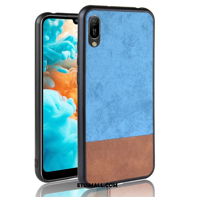 Etui Huawei Y6 2019 Nubuku Denim Mieszane Kolory Miękki All Inclusive Pokrowce Oferta