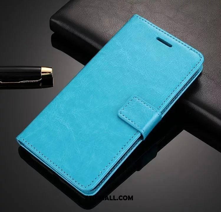 Etui Huawei Y6 Pro 2017 Niebieski Klapa Ochraniacz Telefon Komórkowy Skórzany Futerał Pokrowce Oferta