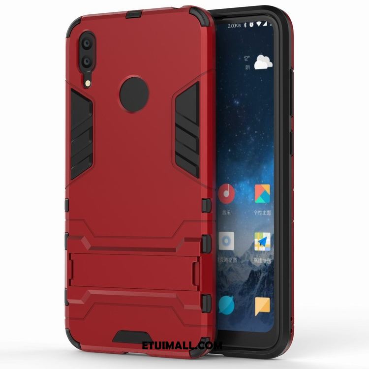 Etui Huawei Y7 2019 All Inclusive Czerwony Silikonowe Anti-fall Telefon Komórkowy Futerał Sklep