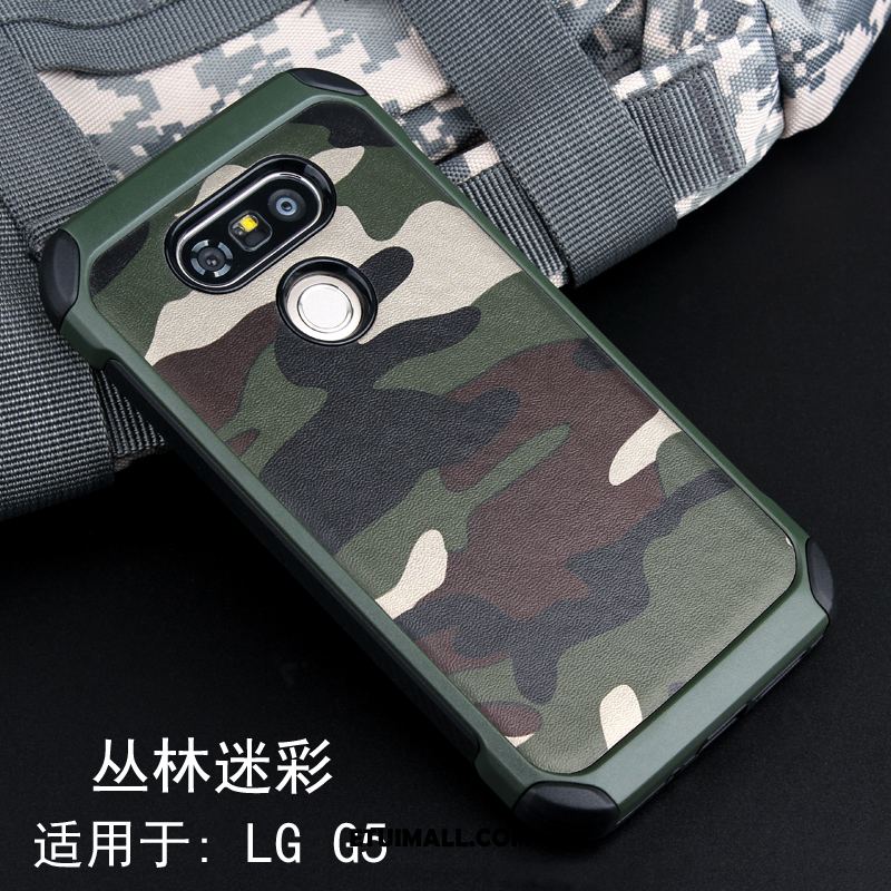 Etui Lg G5 Kamuflaż Zielony Telefon Komórkowy Ochraniacz Anti-fall Pokrowce Tanie