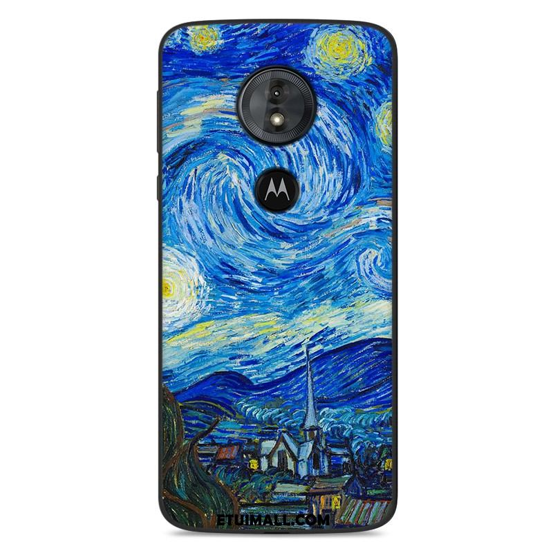 Etui Moto G6 Play Telefon Komórkowy Osobowość Niebieski Miękki Piękny Futerał Tanie