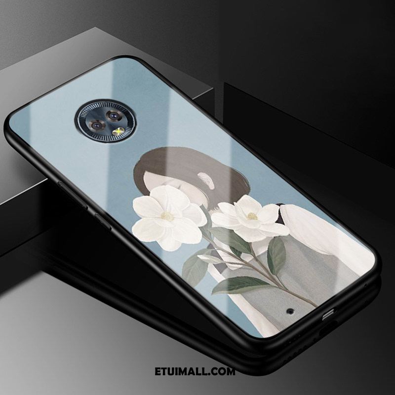 Etui Moto G6 Telefon Komórkowy Miękki Anti-fall Tendencja Zielony Futerał Sklep