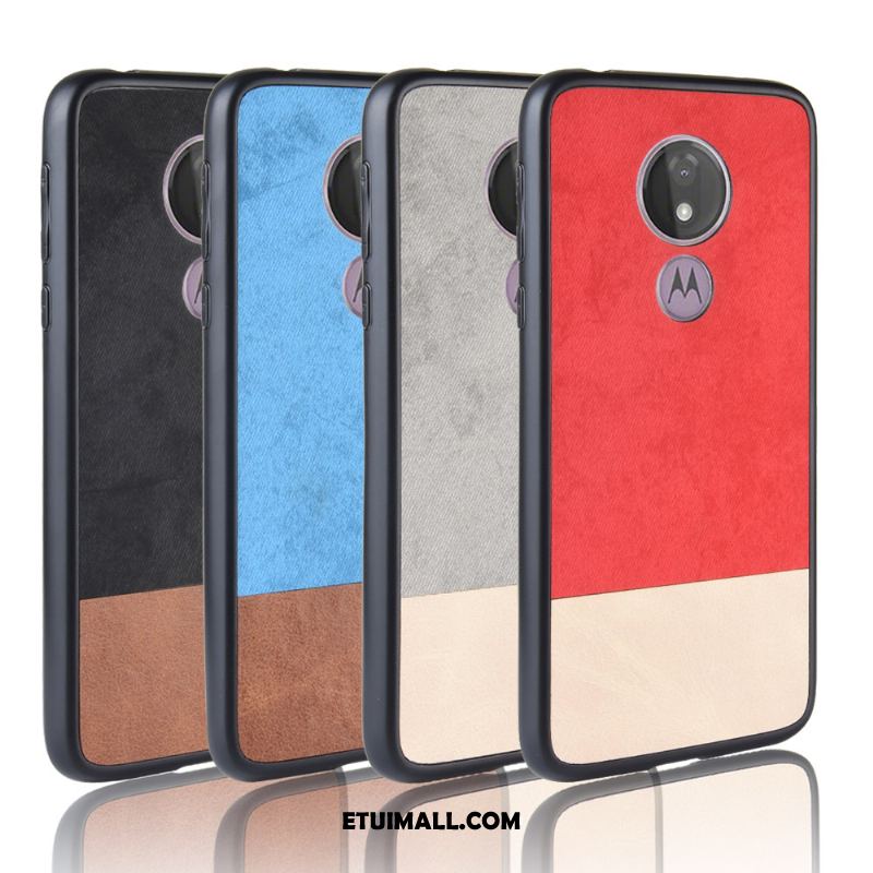 Etui Moto G7 Play Denim Nubuku Telefon Komórkowy Wzór Mieszane Kolory Futerał Kupię