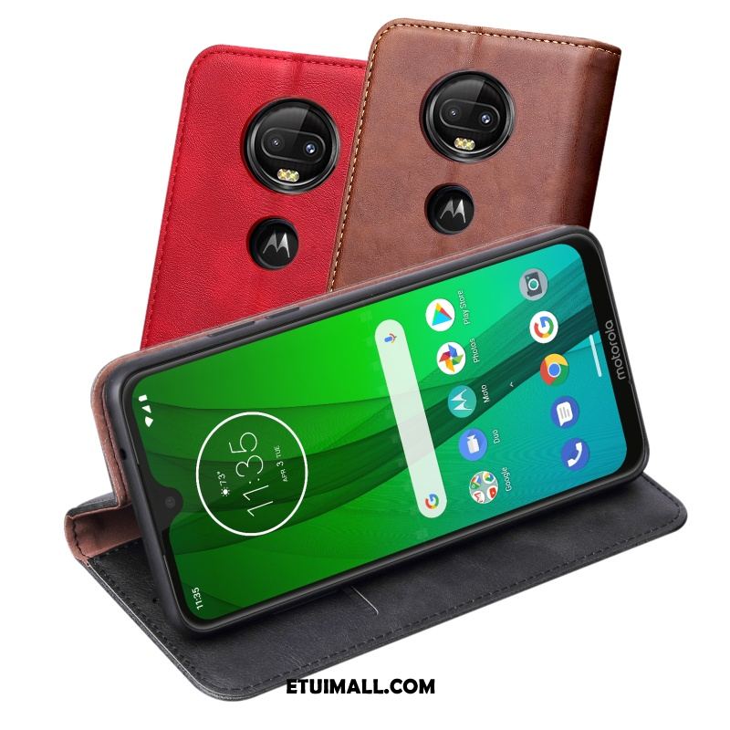 Etui Moto G7 Telefon Komórkowy Ochraniacz Skórzany Futerał Anti-fall Pokrowce Online