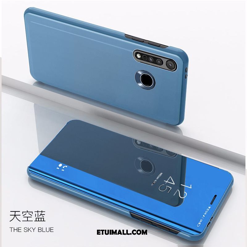 Etui Moto G8 Plus Niebieski Lustro Telefon Komórkowy Nowy Futerał Dyskont
