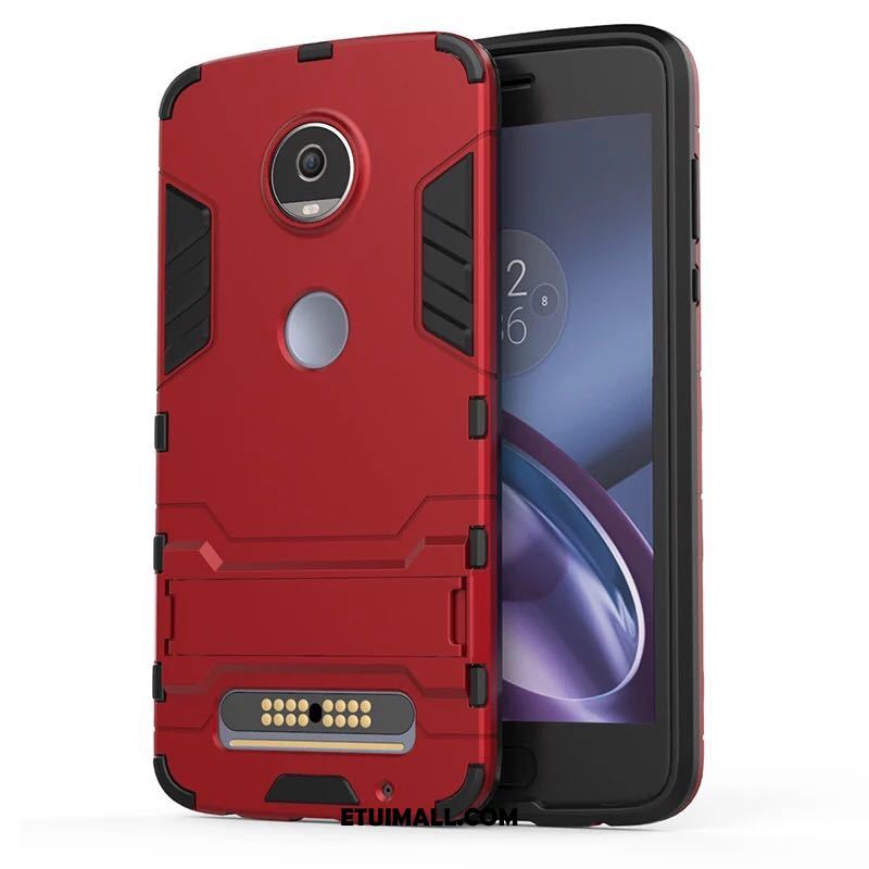 Etui Moto Z2 Play Czerwony Telefon Komórkowy All Inclusive Silikonowe Anti-fall Futerał Kup