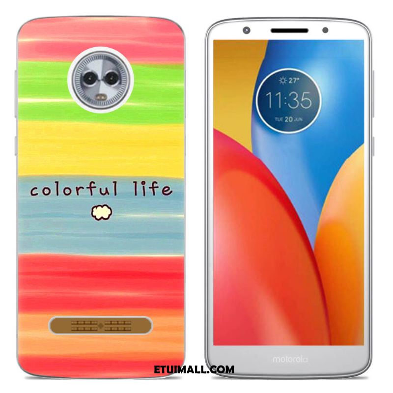 Etui Moto Z3 Play Silikonowe Etui Ochraniacz Telefon Komórkowy Kolor Kreatywne Futerał Tanie