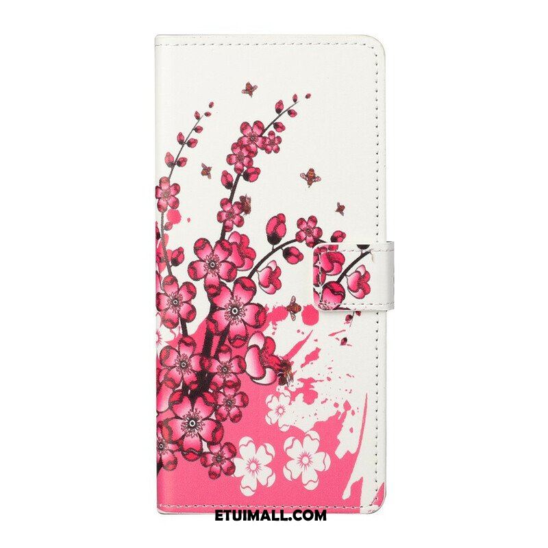 Etui Na Telefon Pokrowce do Xiaomi Redmi Note 10 5G Tropikalne Kwiaty