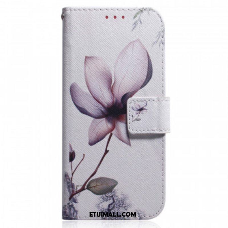 Etui Na Telefon Pokrowce do Xiaomi Redmi Note 11 / 11S Kwiat Zgaszony Róż