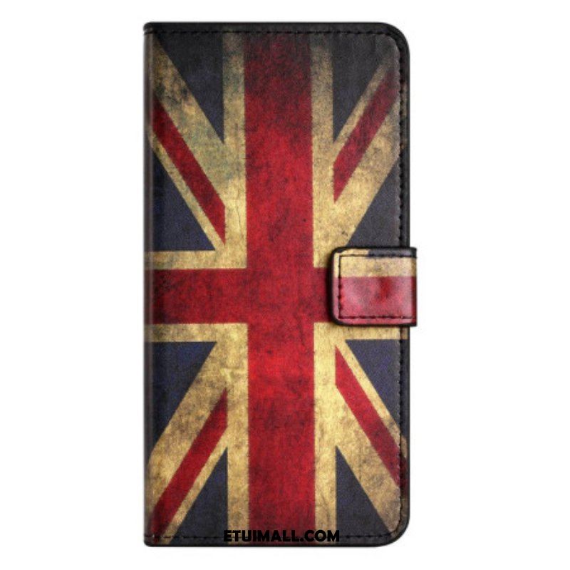 Etui Na Telefon Pokrowce do iPhone 14 Pro Vintage Angielska Flaga