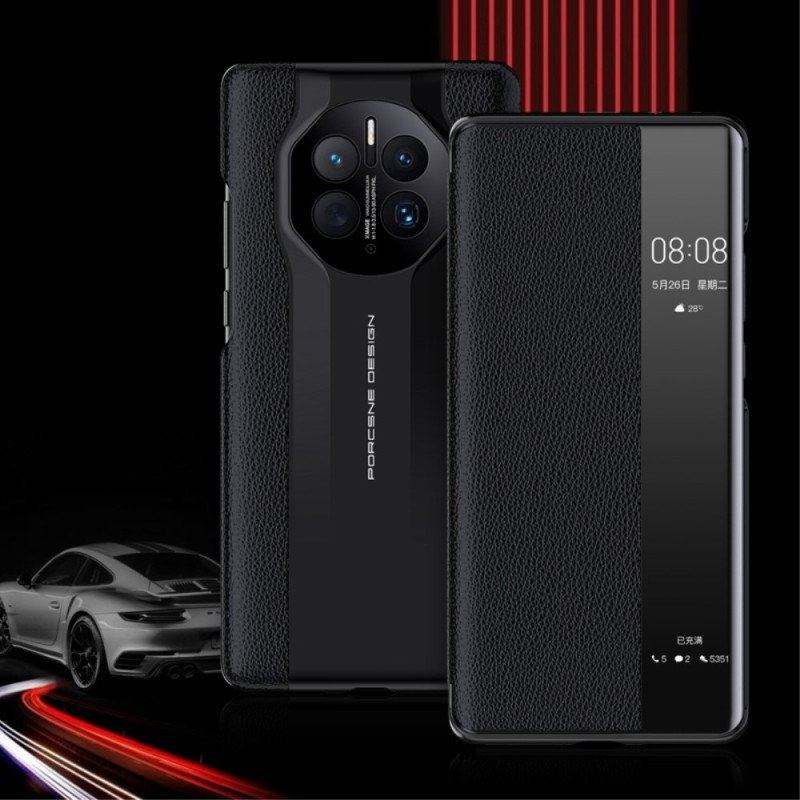 Etui Na Telefon do Huawei Mate 50 Pro Sztuczna Skóra Liczi