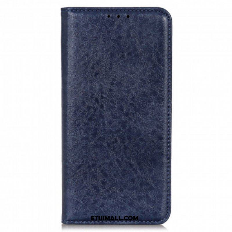 Etui Na Telefon do Motorola Edge 20 Pro Etui Folio Teksturowana Dwoina Skóry