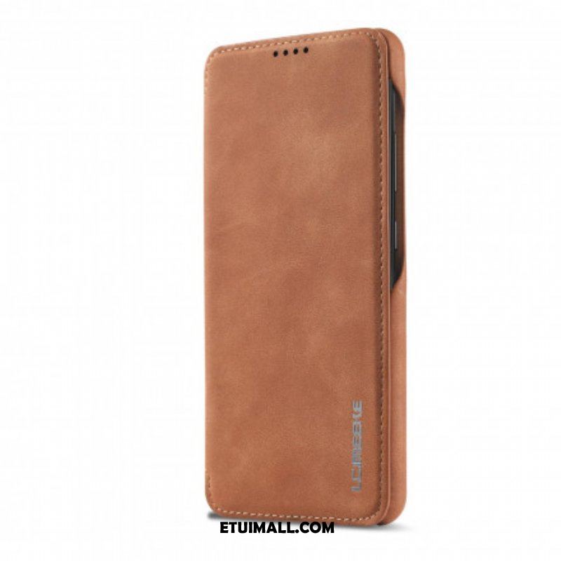 Etui Na Telefon do Samsung Galaxy A52 4G / A52 5G / A52s 5G Etui Folio Lc.imeeke Efekt Skóry