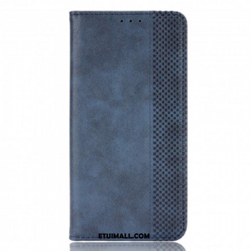 Etui Na Telefon do Samsung Galaxy Z Fold 3 5G Etui Folio Stylizowany Efekt Skóry
