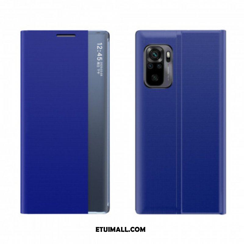 Etui Na Telefon do Xiaomi Redmi Note 10 / 10S Teksturowana Sztuczna Skóra