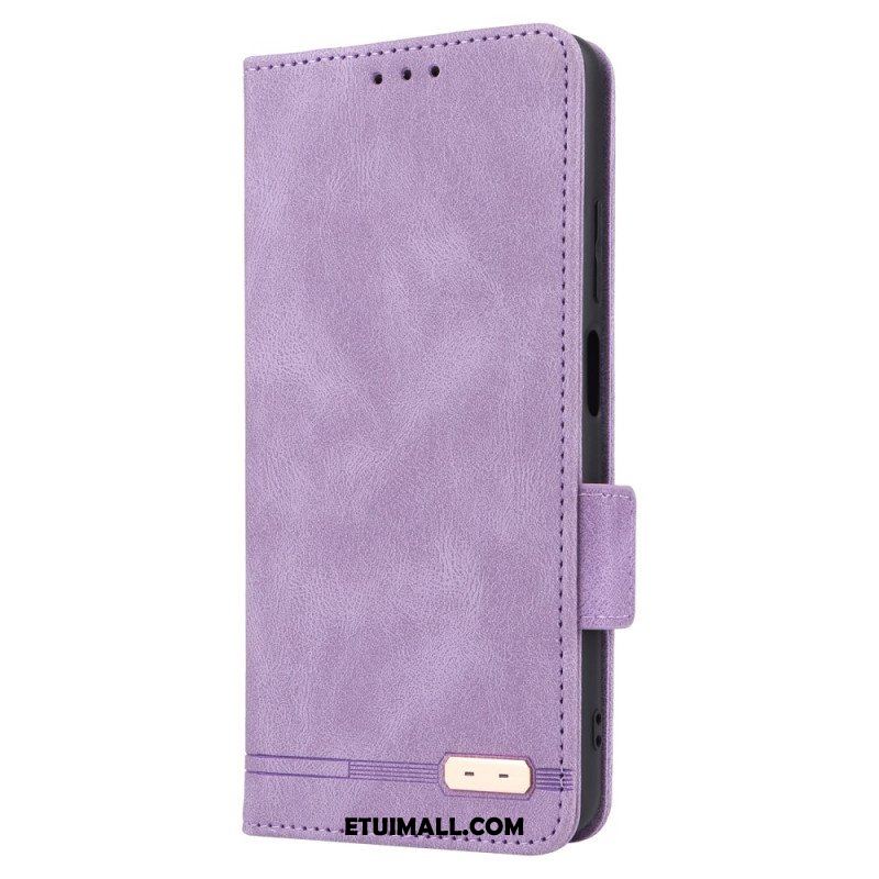 Etui Na Telefon do Xiaomi Redmi Note 12 Pro Etui Folio Stylowy Efekt Skóry