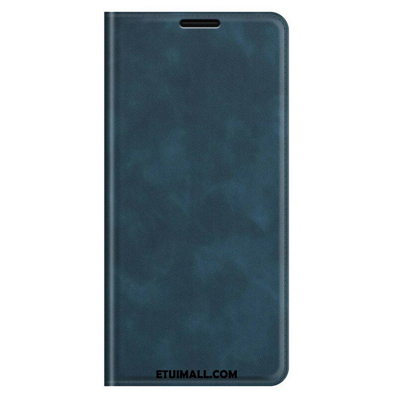 Etui Na Telefon do iPhone 13 Pro Etui Folio Jedwabny Efekt Miękkiej Skóry