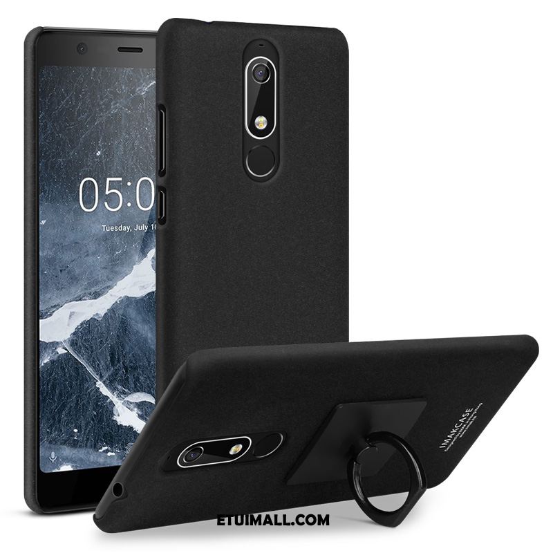 Etui Nokia 5.1 Ring Telefon Komórkowy Czarny Nubuku Klamra Obudowa Sprzedam