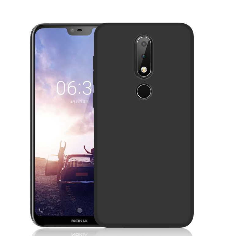 Etui Nokia 6.1 Telefon Komórkowy Ochraniacz Czarny Pokrowce Tanie