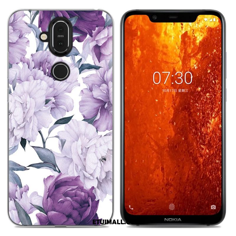 Etui Nokia 8.1 Anti-fall Purpurowy Miękki Proste Kreskówka Futerał Na Sprzedaż