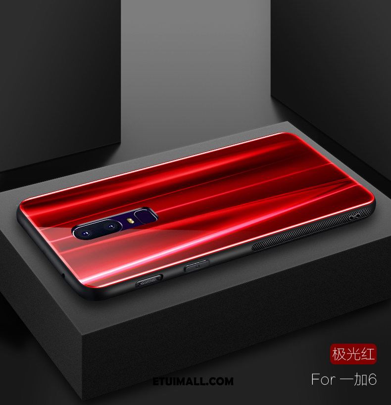 Etui Oneplus 6 Silikonowe Szkło Telefon Komórkowy All Inclusive Czerwony Netto Obudowa Sprzedam