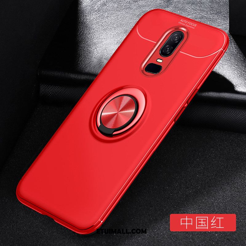 Etui Oneplus 6 Tendencja Czerwony Tylna Pokrywa Silikonowe Modna Marka Obudowa Sklep