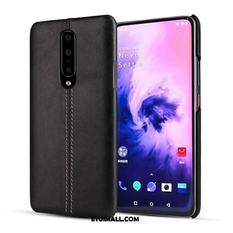 Etui Oneplus 7 Pro Skóra Bydlęca Telefon Komórkowy Torby Prawdziwa Skóra Wysoki Koniec Obudowa Tanie