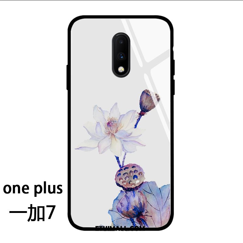 Etui Oneplus 7 Proste Czerwony Netto Niebieski Sztuka Kreatywne Pokrowce Tanie