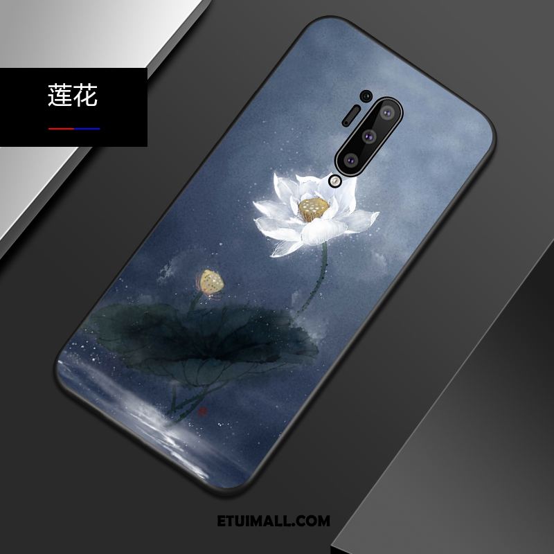 Etui Oneplus 8 Pro Kwiaty Telefon Komórkowy Silikonowe Relief Ochraniacz Obudowa Online