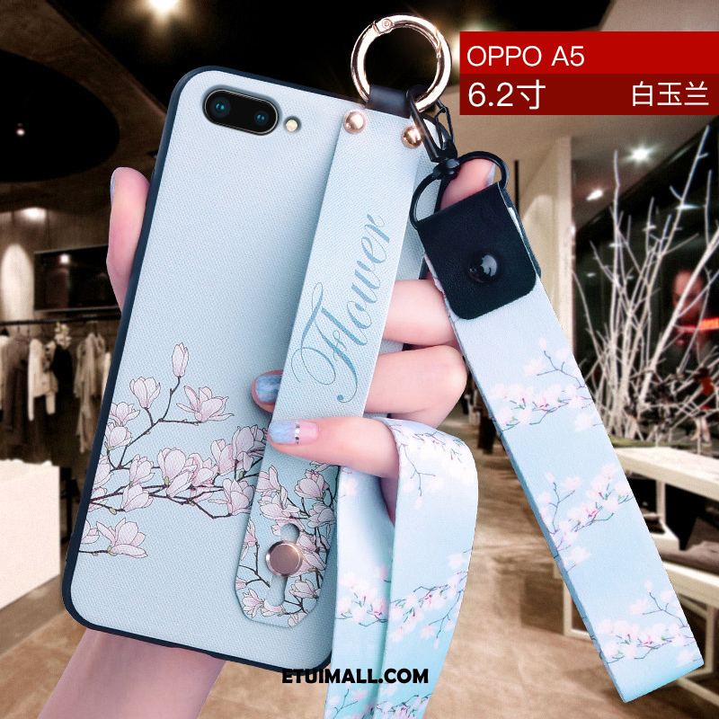 Etui Oppo A5 All Inclusive Niebieski Wiszące Ozdoby Cienkie Silikonowe Pokrowce Sprzedam